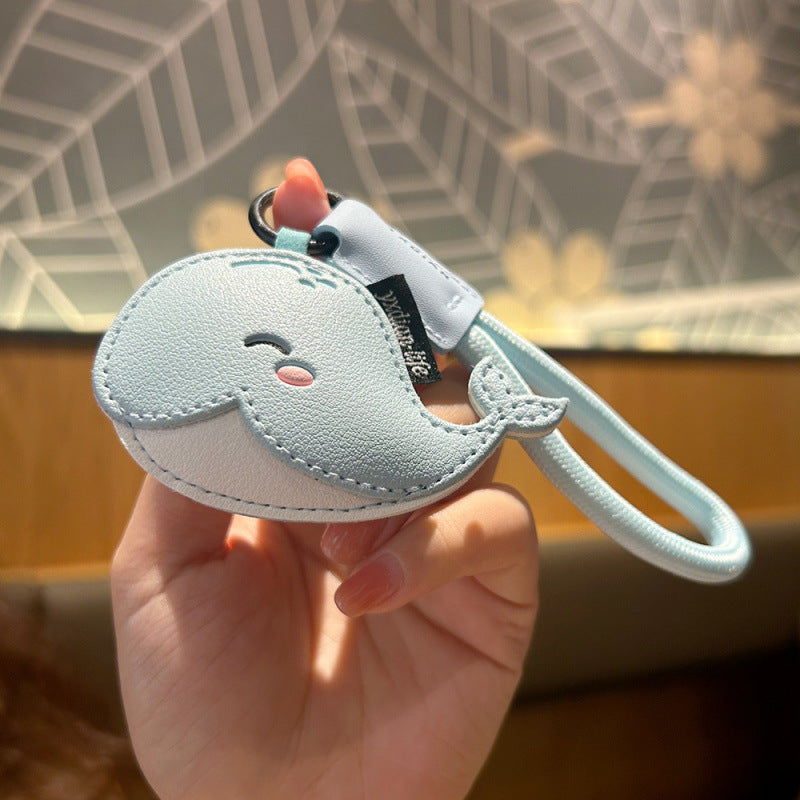 Wholesale Leather Ocean Whale Keychain Dolphin Bag Charm Decorative Accessory For Backpack Purse