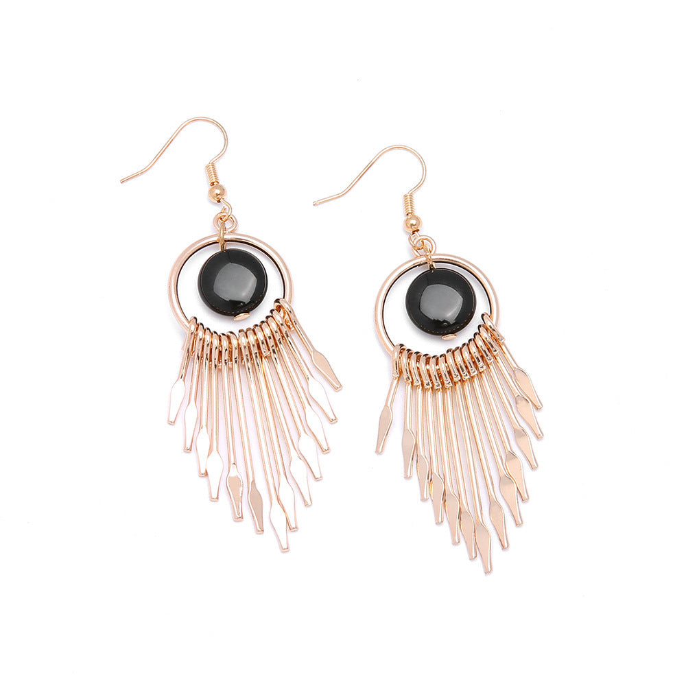Wholesale  Exaggerated Tassel Earrings