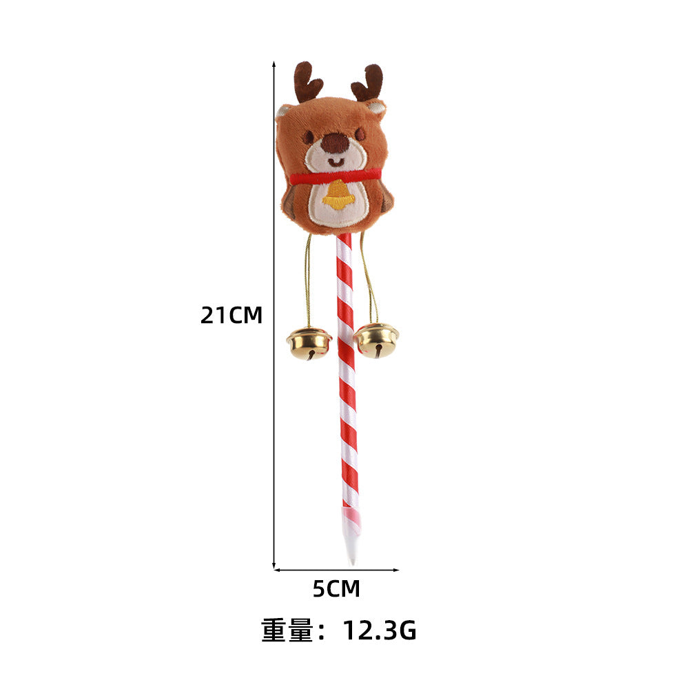 Wholesale Christmas plush doll ballpoint pen