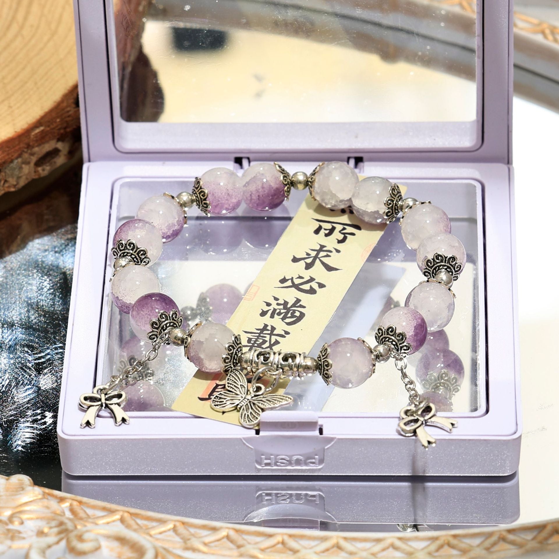 Wholesale  ethnic style beaded bracelet crystal bracelet