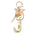 Wholesale Flowers English 26 Letters Keychain
