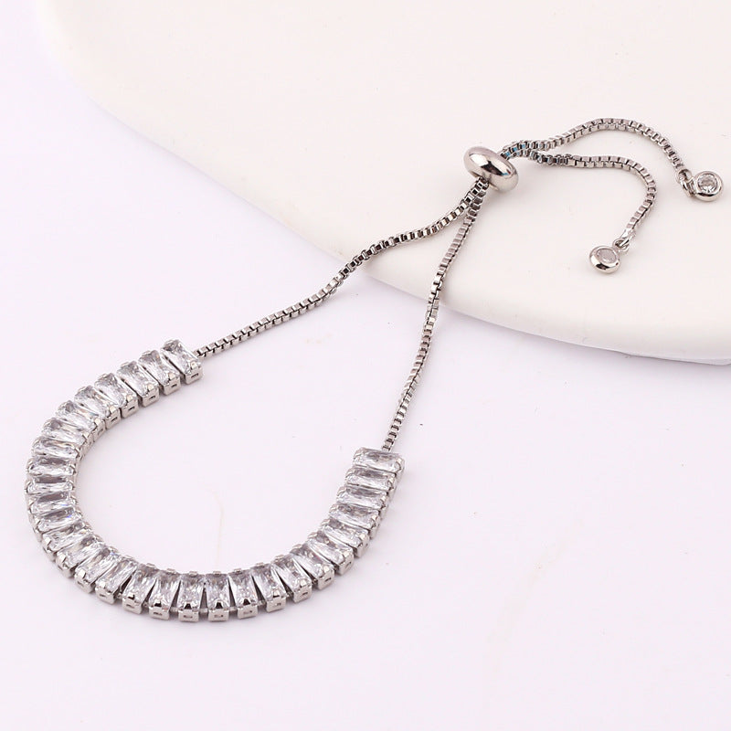 Wholesale 18K Gold Full Zircon Bracelet