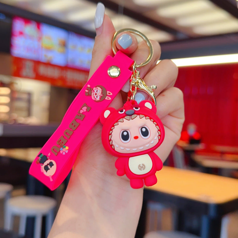 Wholesale Cute cartoon silicone keychain