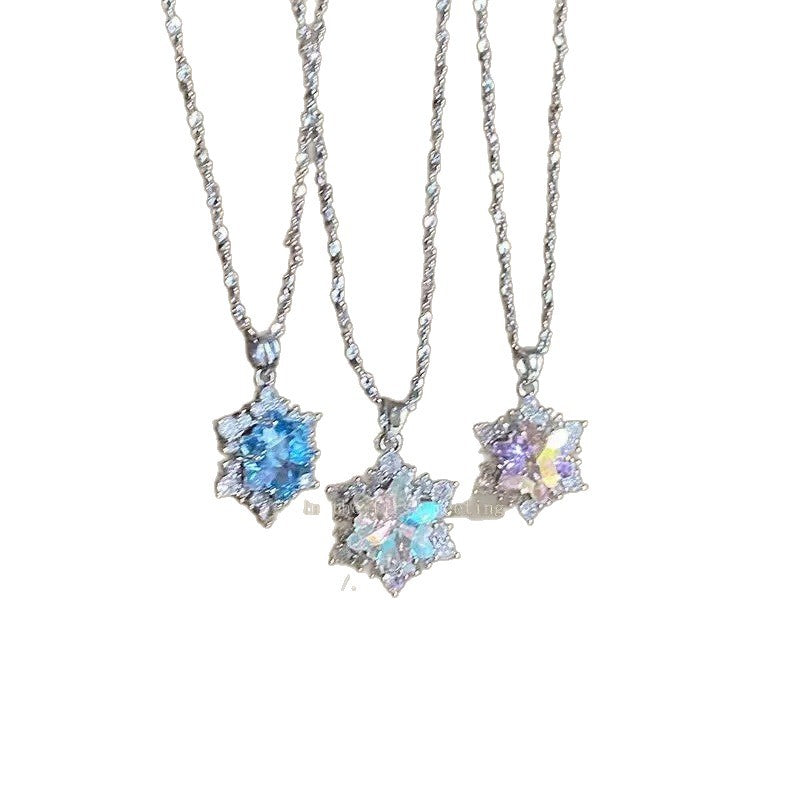 Wholesale Christmas Snowflake Autumn and Winter Necklace
