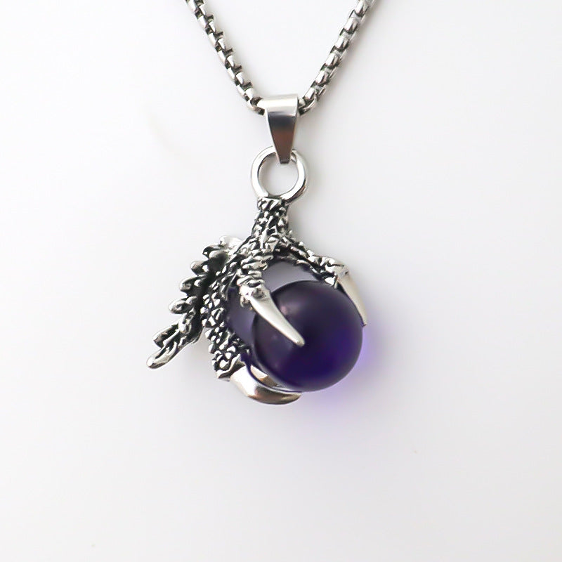 Wholesale Fashion dragon claw  pendant  necklace