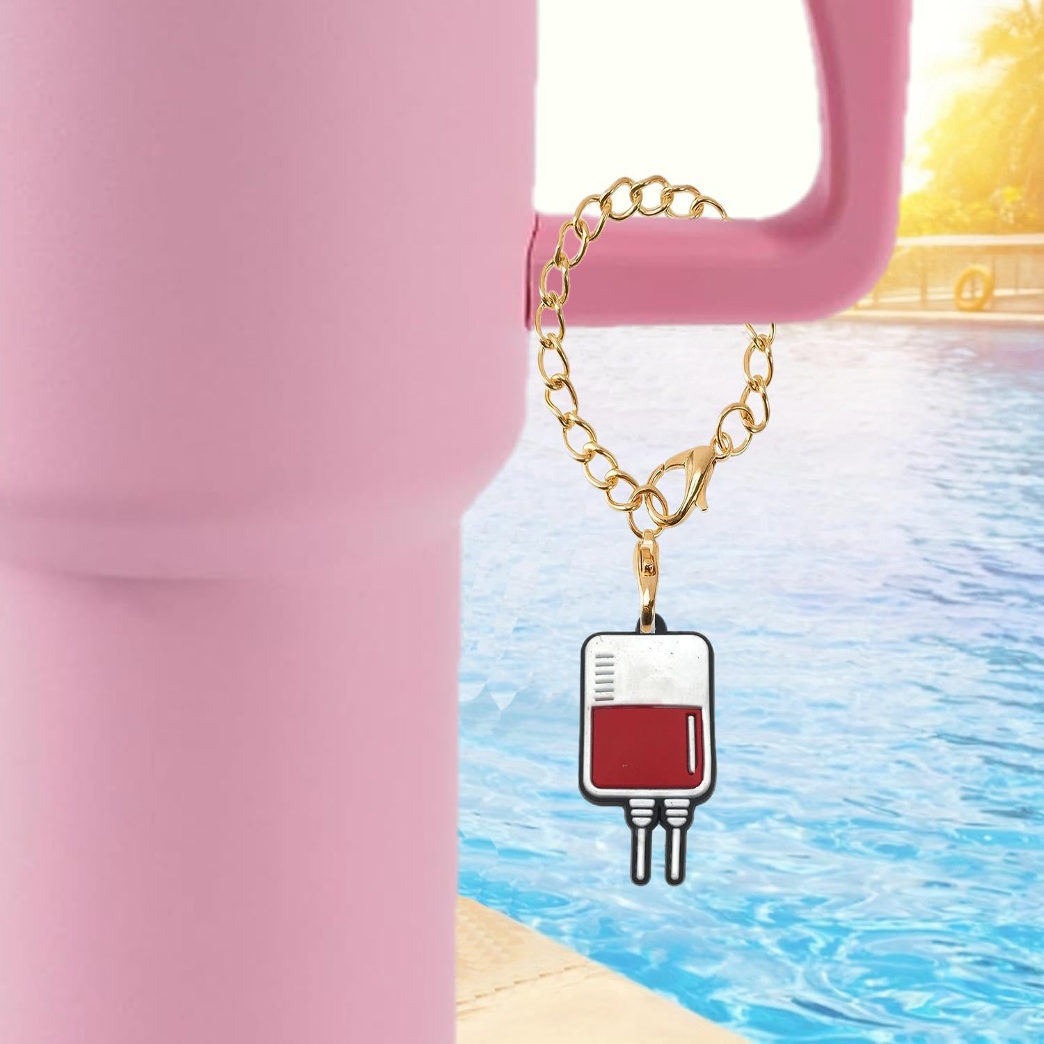 Wholesale Nurse Series Soft Rubber Hanging Chain Cup Accessories Chain ACC-CA-XieJi003