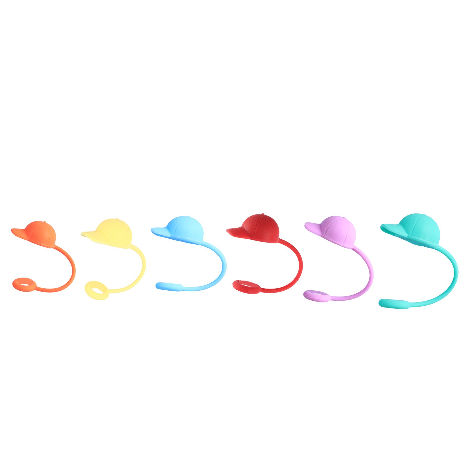 Wholesale  Baseball Cap 10mm PVC Soft Straw Tube Cap