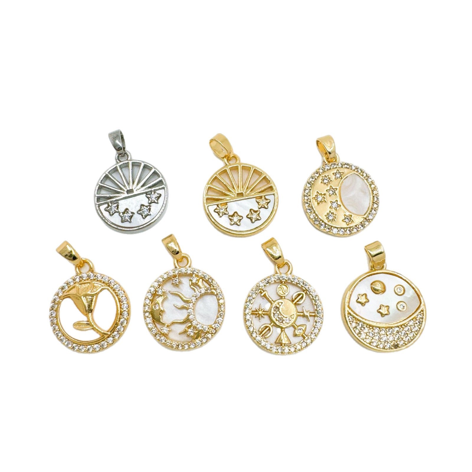 Wholesale Gold Plated Copper Star Pendant Necklace Chic Fashion Accessory for Women