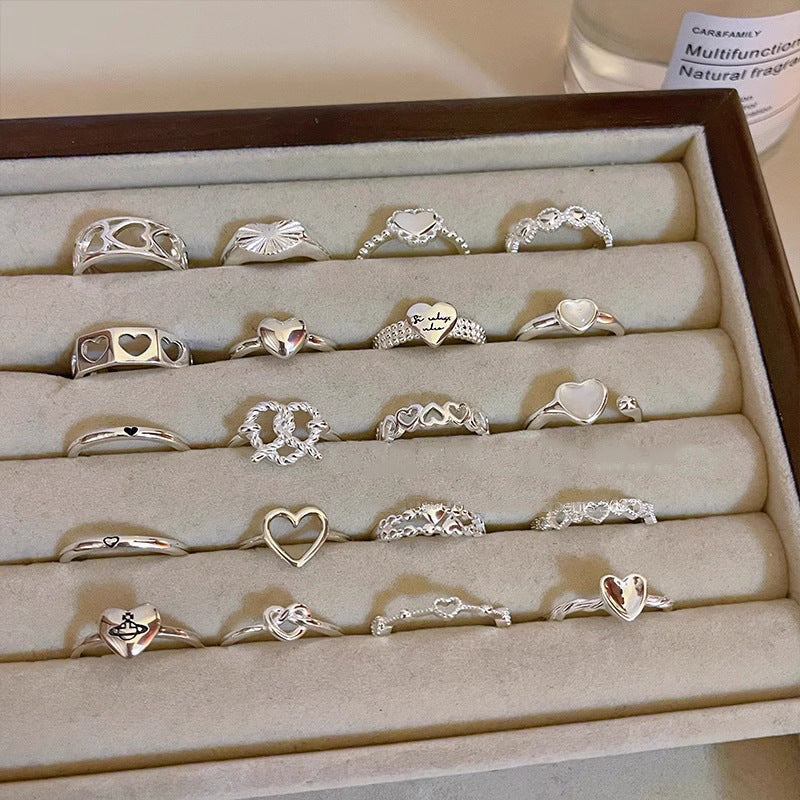 Wholesale Plain Love Ring with Adjustable Opening ACC-RS-YaoFeng010