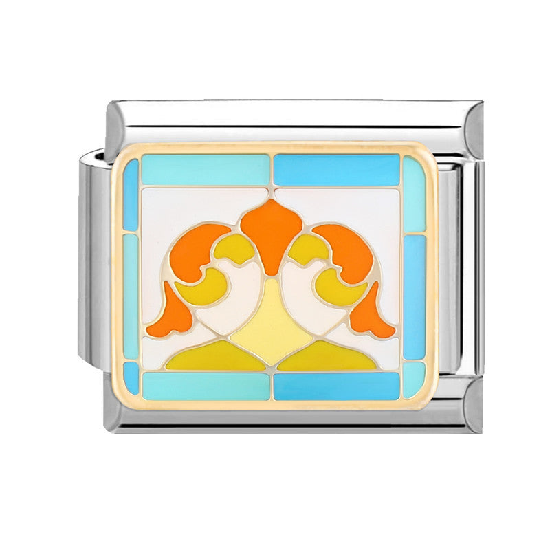 Wholesale Italian Charm Bracelet 9mm DIY Splicing Cute Cartoon Titanium Steel Composable Bracelet