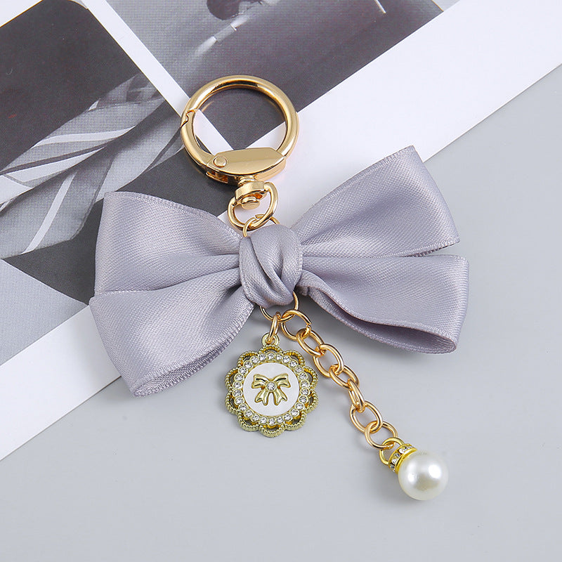 Wholesale Ribbon Bow Pendant Bag Keychain