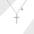 Wholesale s925 sterling silver cross necklace full diamond necklace