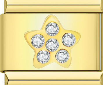 Wholesale ocean-themed heart-shaped DIY square Single Section Creative Stainless Steel Composable Bracelet