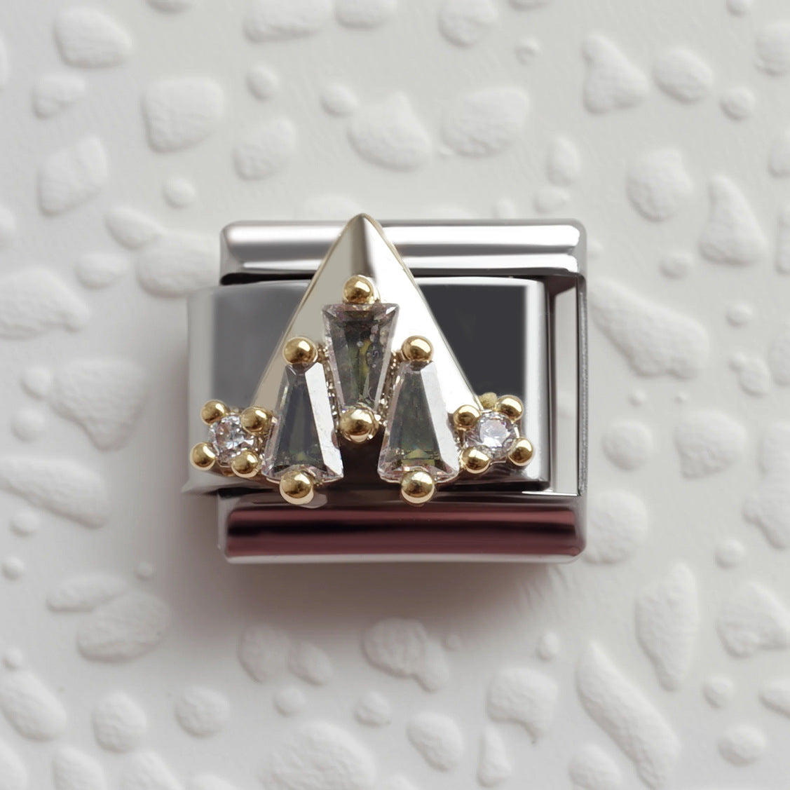 Wholesale 5pcs Italian Charm Bracelet 9mm DIY Splicing Creative Pattern Stainless Steel Composable Bracelet