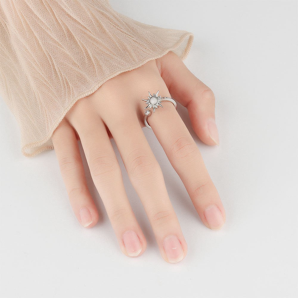 Wholesale sunflower rotatable stress relief anti-pressure adjustable  ring