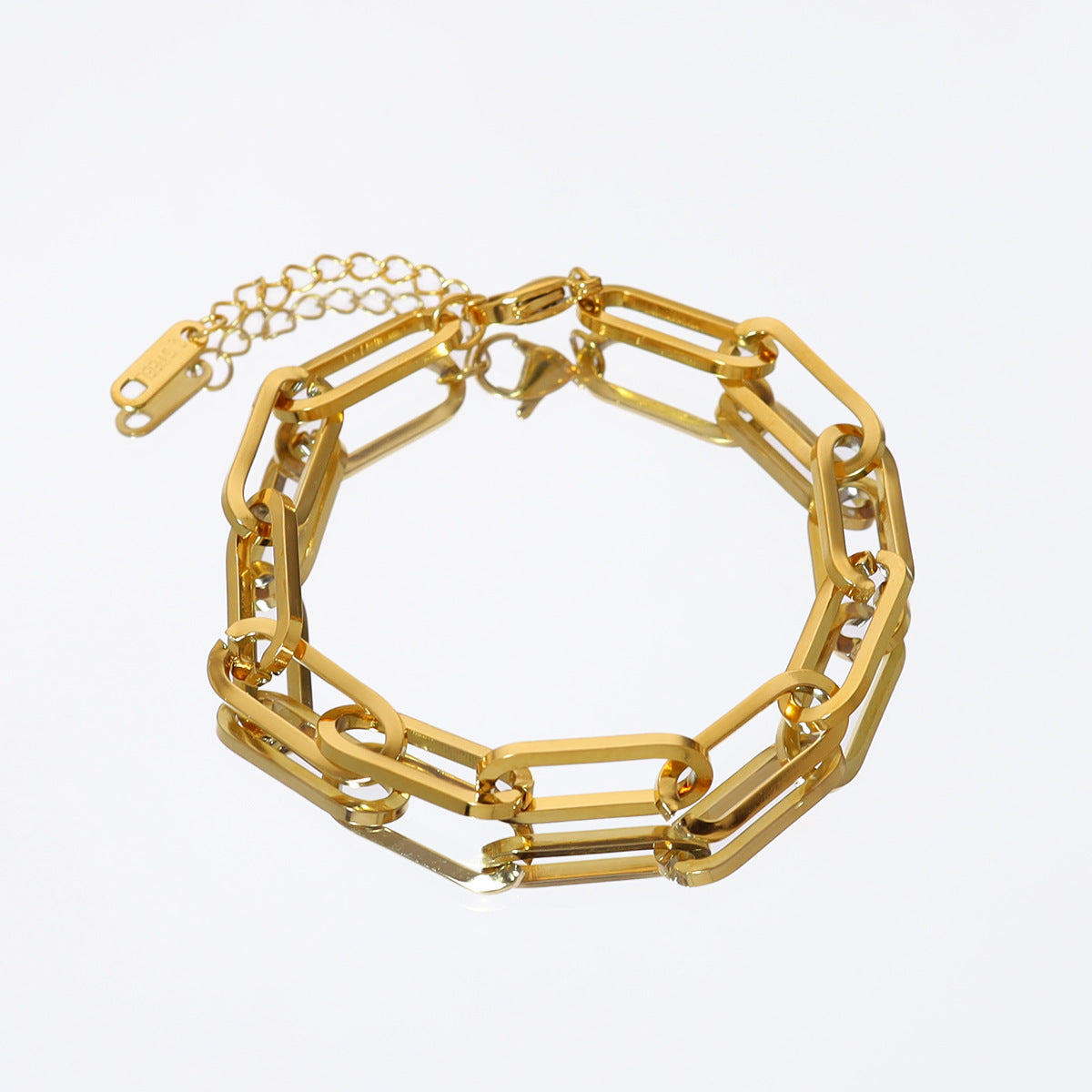 Wholesale Titanium Steel Bracelets 18K Gold Plated Bracelet ACC-BT-Mingl002