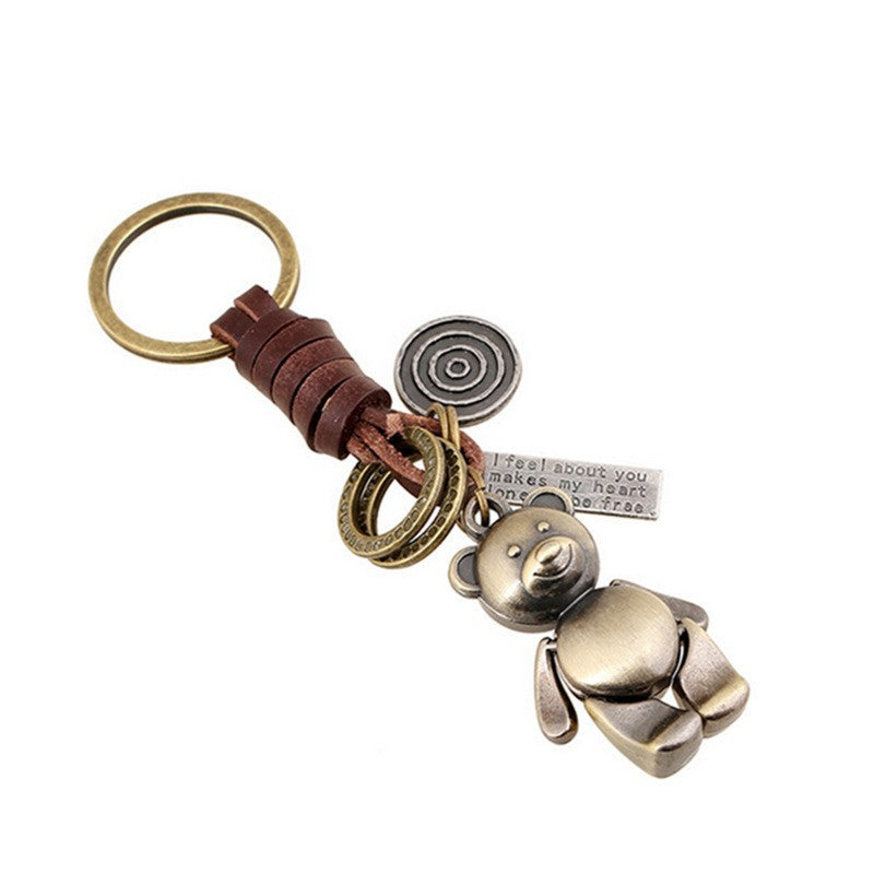 Wholesale  Alloy Cartoon Bear Keychain