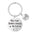 Wholesale creative engraving stainless steel keychain