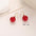 Wholesale pearl retro round shiny ear hooks earrings