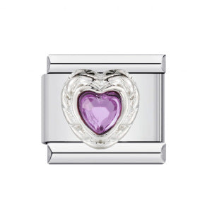 Wholesale Italian Charm Bracelet 9mm DIY Splicing Removable Purple Element Stainless Steel Composable Bracelet