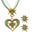 Wholesale Oktoberfest Vintage Heart Diamond Necklace