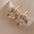 Wholesale Retro inlaid rhinestone zircon circle earring