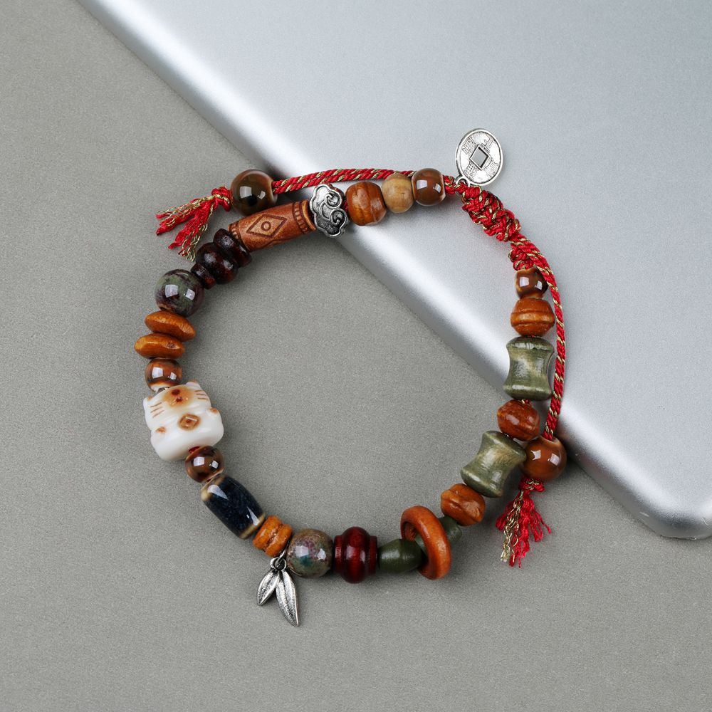 Wholesale Ceramic Bone Porcelain Bead Bracelet ACC-BT-YXH005