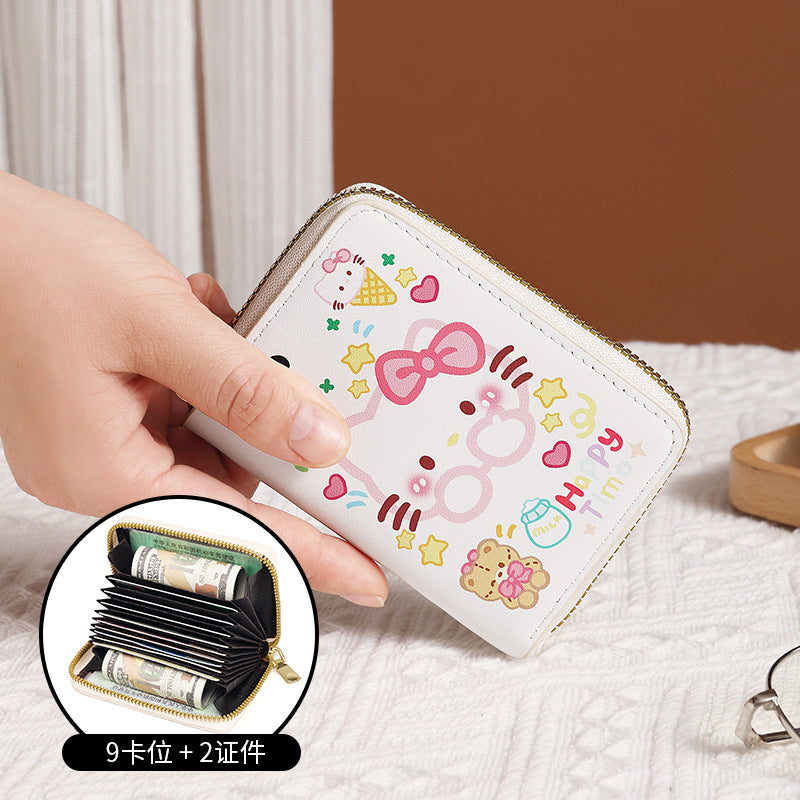 Wholesale Cat Accordion Card Holder Wallet ACC-WT-Jial001