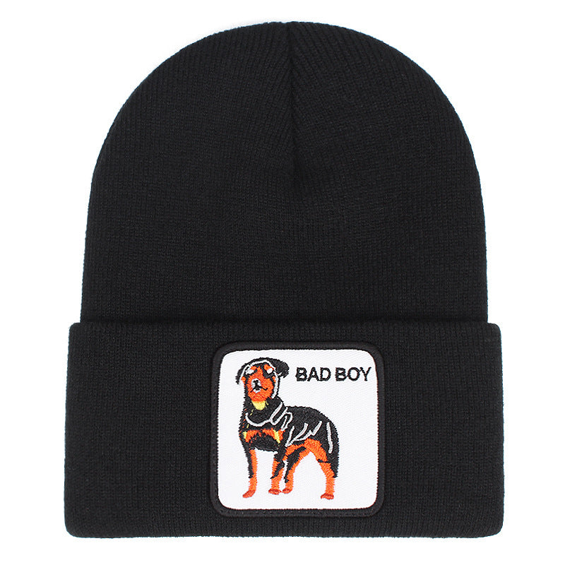 Wholesale Winter Animal Cartoon Knitted Wool Pullover Hat Beanie ACC-HT-JingKun005