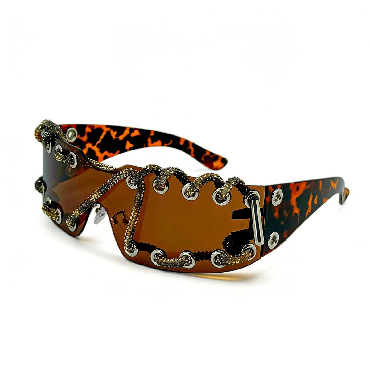 Wholesale Y2K Cyberpunk Rhinestone Sunglasses Fashion Accessory Boutique Resale