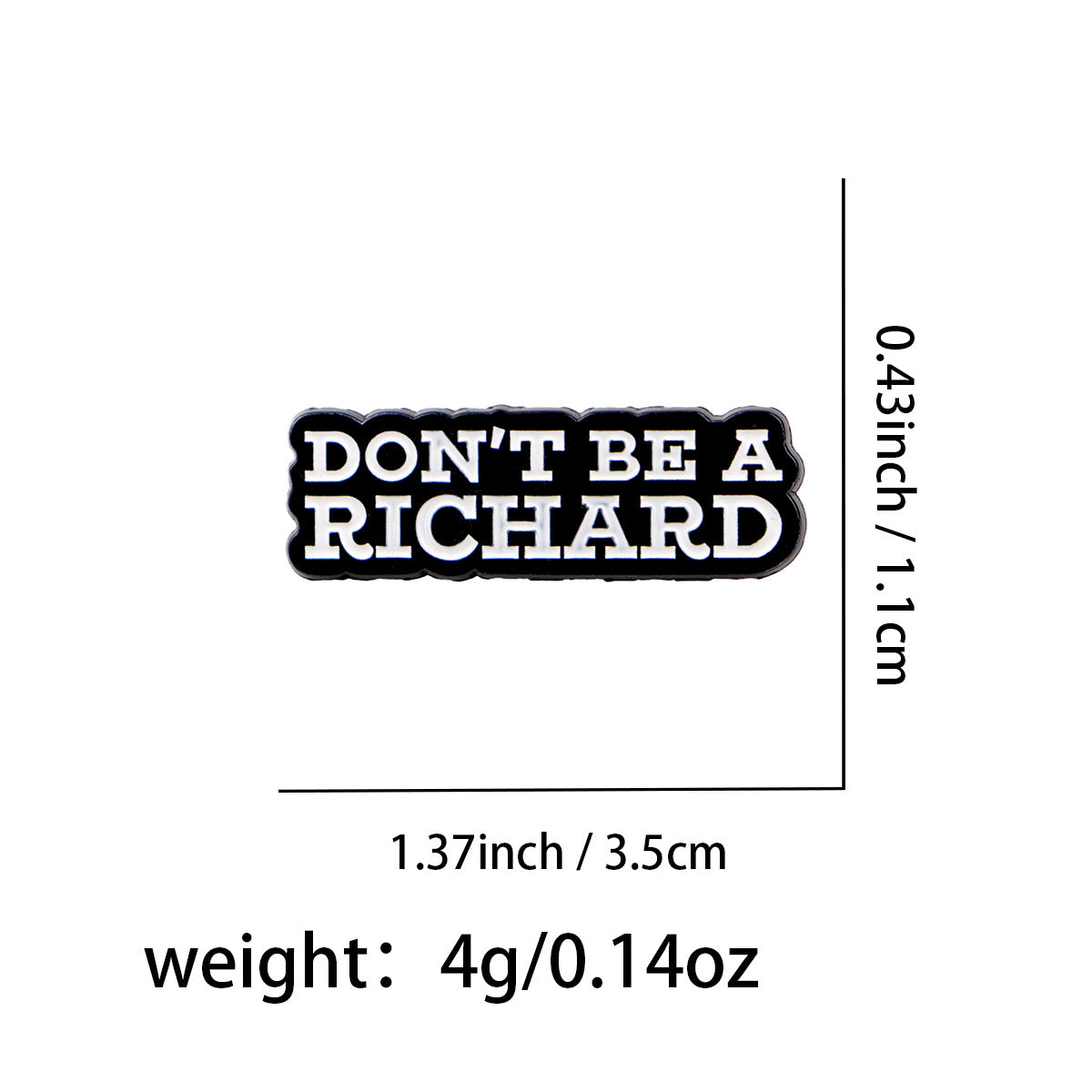 Wholesale Cartoon quote brooches