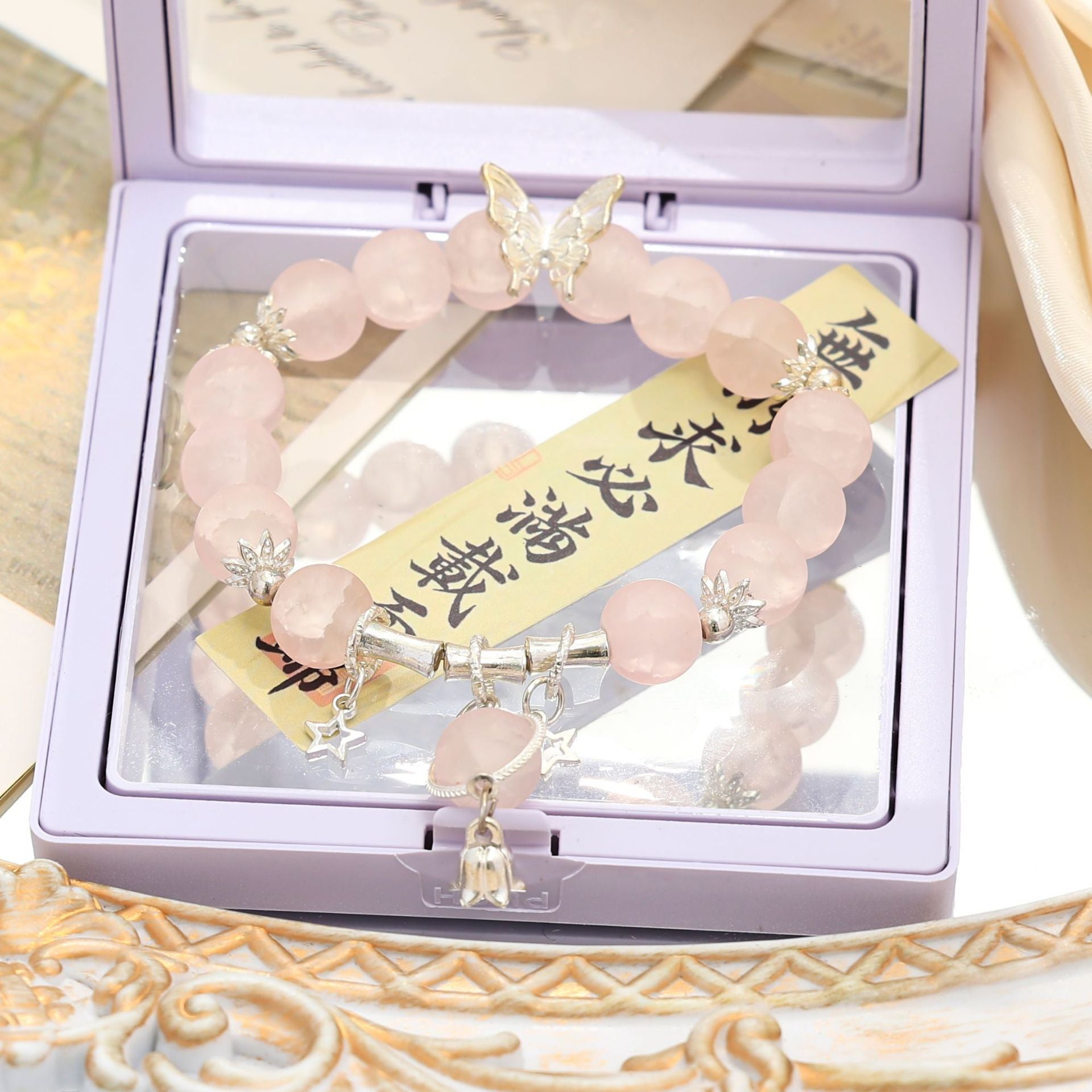 Wholesale  Month Star Glass Bracelet