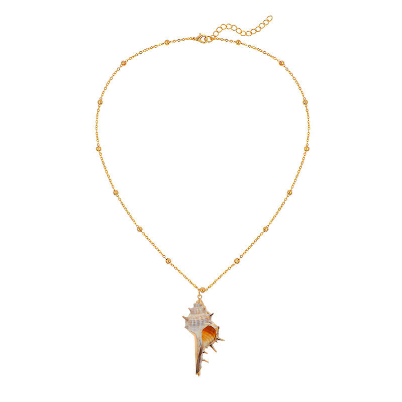 Wholesale Ocean Beach Style Double Layer Shell Starfish Choker Necklace Fashion Layering Jewelry For Party Gift Boutique