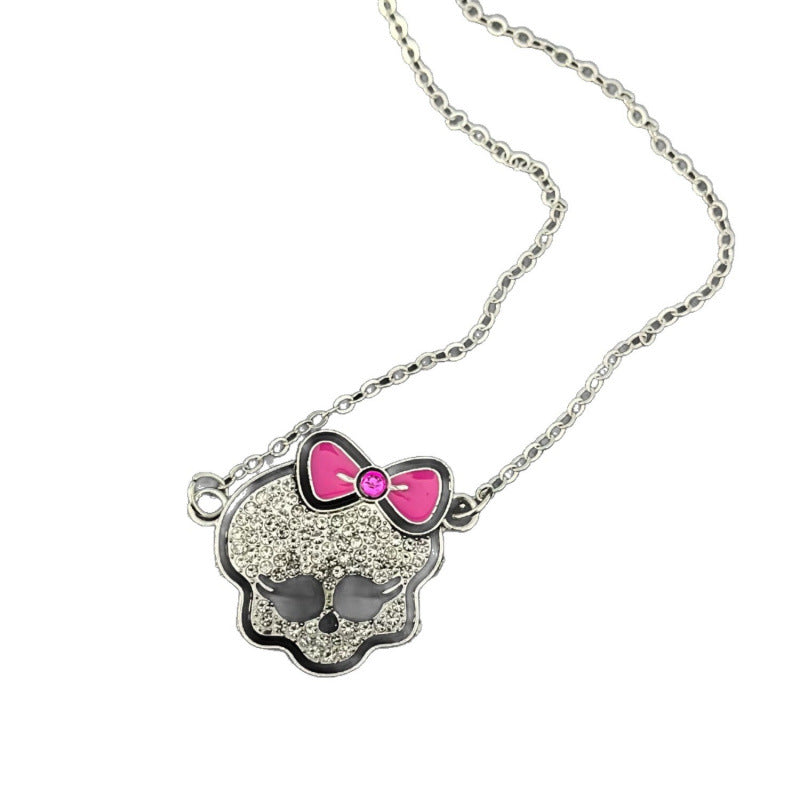 Wholesale Stylish Y2K Ghost Cartoon Pendant Necklace  Fashion Accessory For Resale