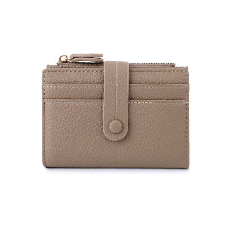 Wholesale Multi-card Slot Short Lychee Pattern Clutch Wallet ACC-WT-Tailian005