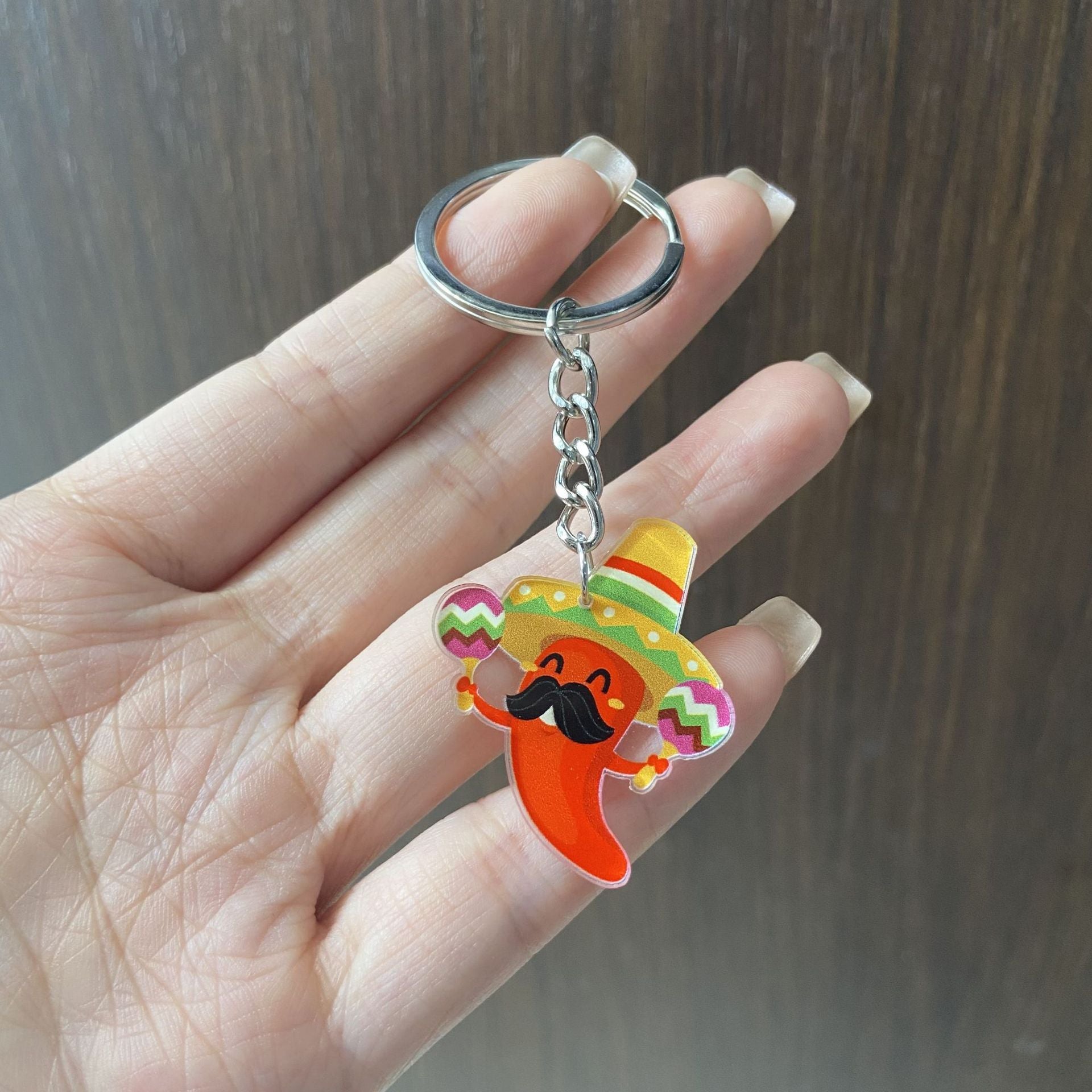 Wholesale Mexican Carnival unique and exaggerated keychain accessories