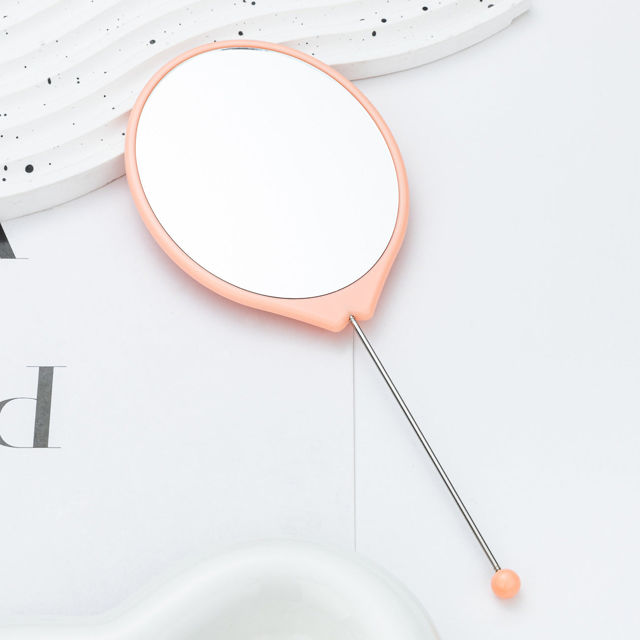 Wholesale DIY Beadable Handheld Makeup Mirror