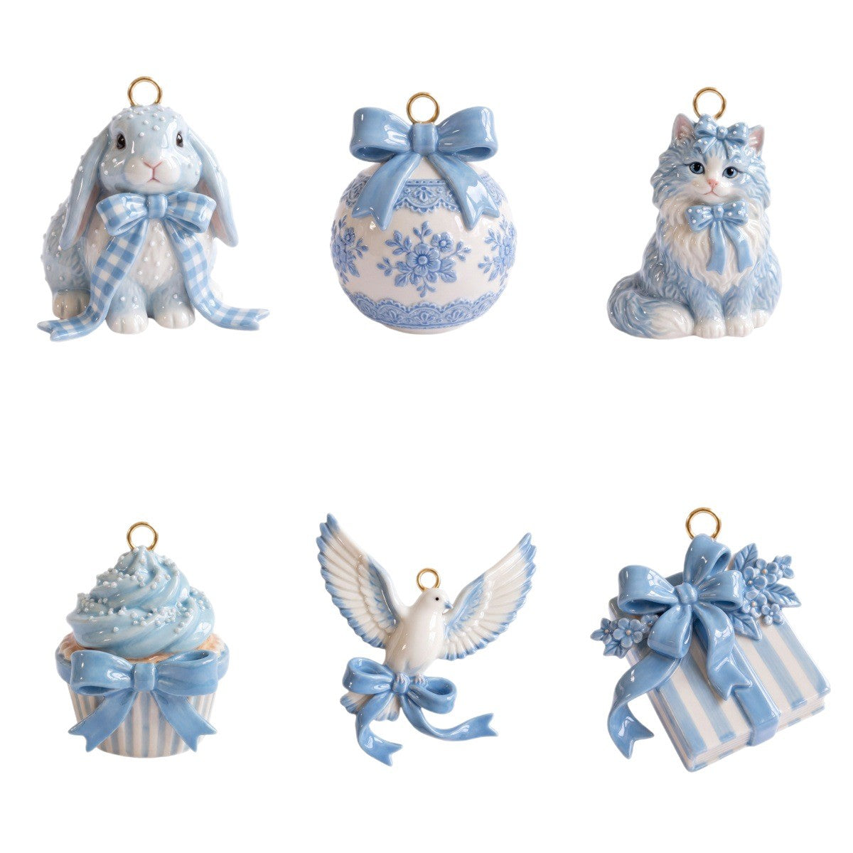 Wholesale Stylish Blue Animal Pendant Copper Gold Plated DIY Charm Jewelry Accessory For Women Resale