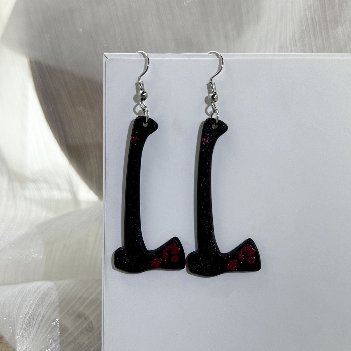 Wholesale Halloween kitchen knife  earrings