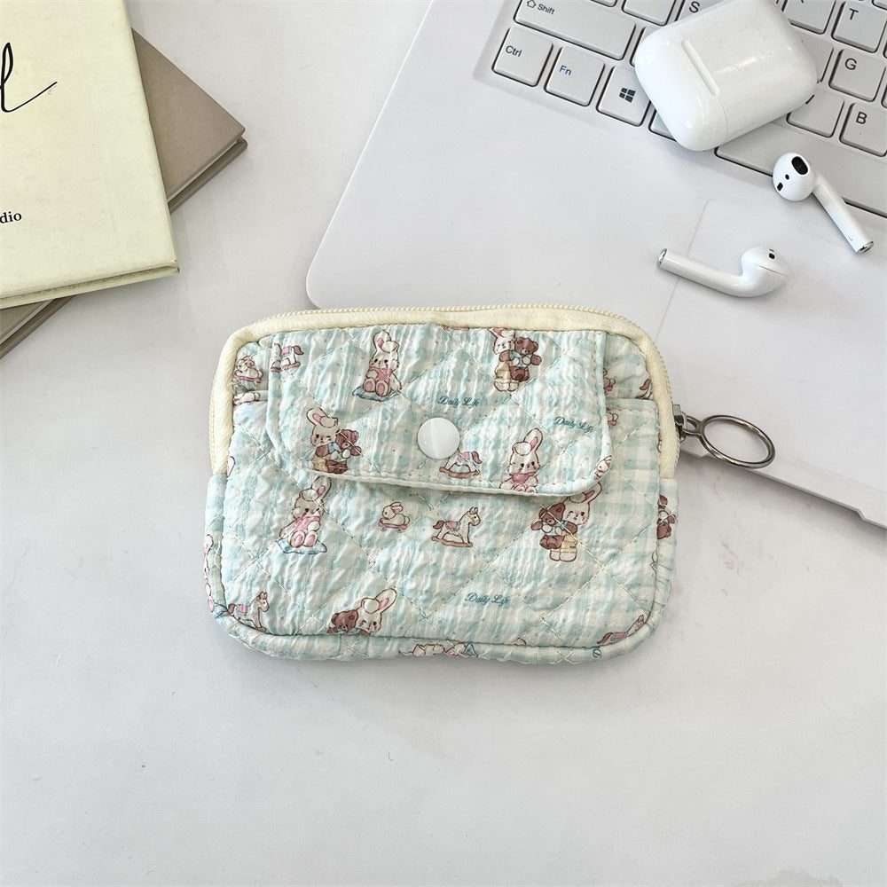 Wholesale Cute Anime Cartoon Multifunctional Card Wallet Cosmetic Bag Trendy Polyester Women S Storage Pouch For Home And Boutique Resale