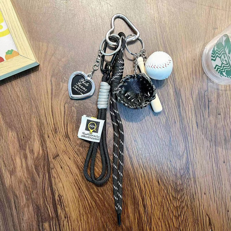 Wholesale Acrylic Tennis Tassel Keychain - Trendy Car Key Accessory for Everyday Use