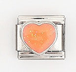 Wholesale 5pcs Italian Charm Bracelet 9mm DIY Splicing Heart Series Stainless Steel Composable Bracelet