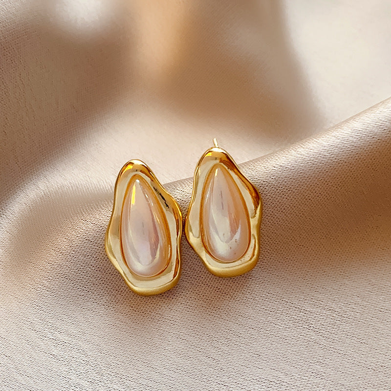 Wholesale Mermaid Pearl Earrings Simple and Versatile Earrings ACC-ES-Weim003