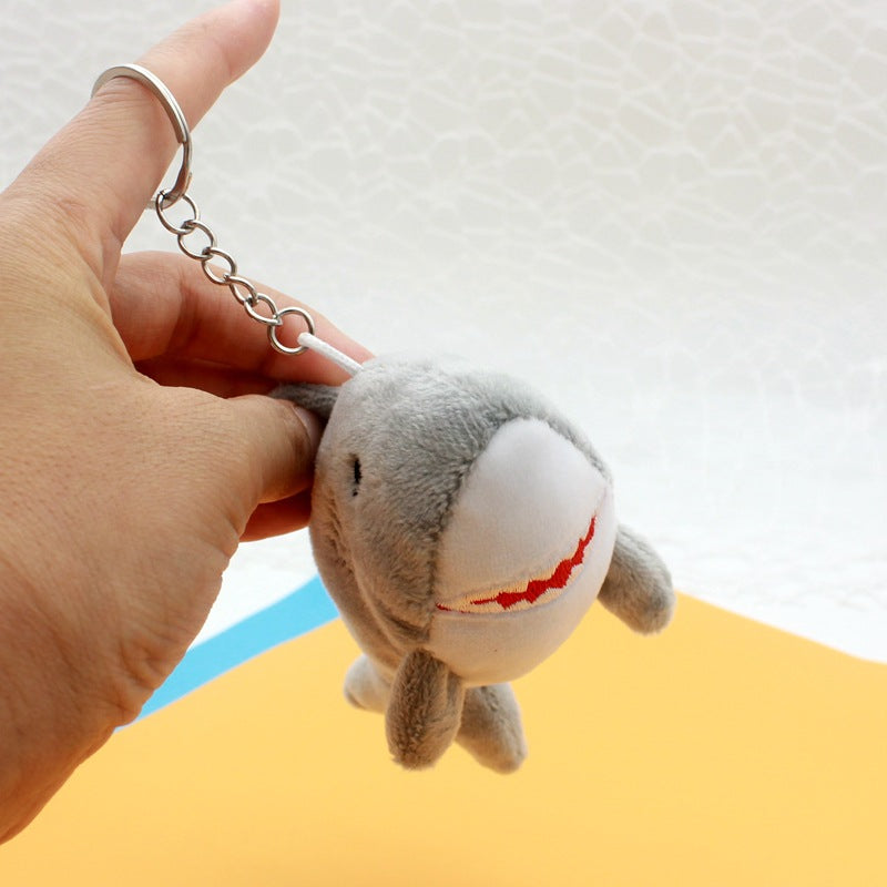 Wholesale Cartoon Shark Sea Animal Plush Toy Doll Keychain