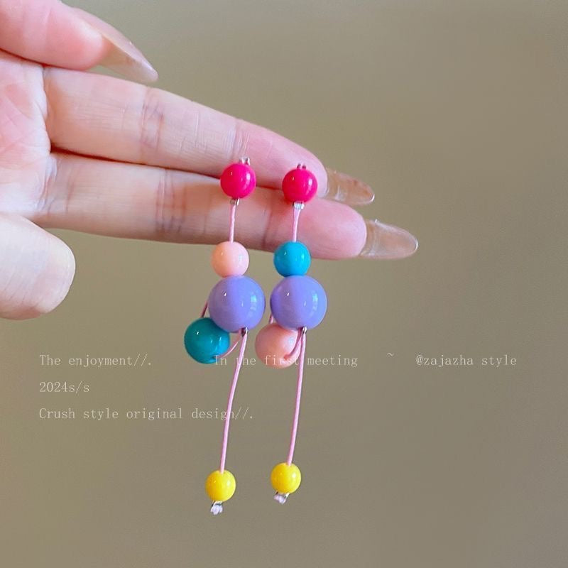 Wholesale  Color Beaded Earrings