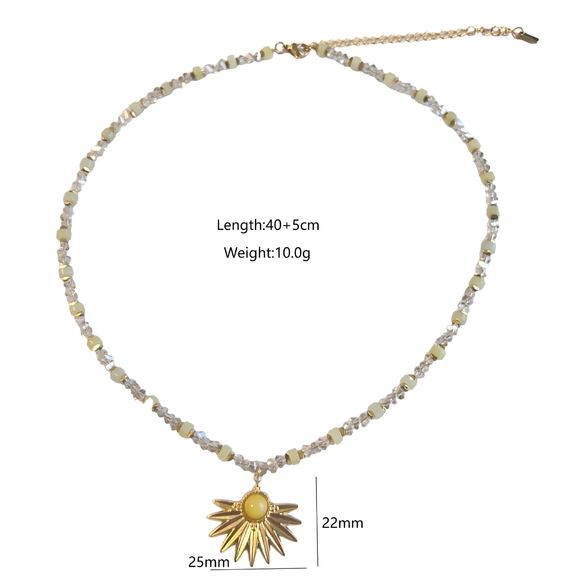 Wholesale natural stone crystal elements Bohemian stainless steel monkey pendant necklace