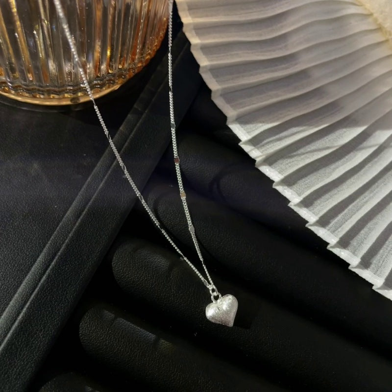 Wholesale Heart Shaped Water Wave Necklace