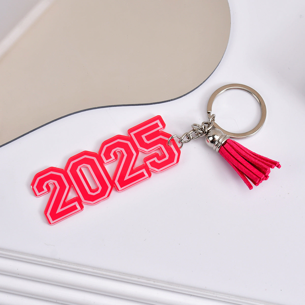 Wholesale  Creative Lover Graduation Acrylic Keychain
