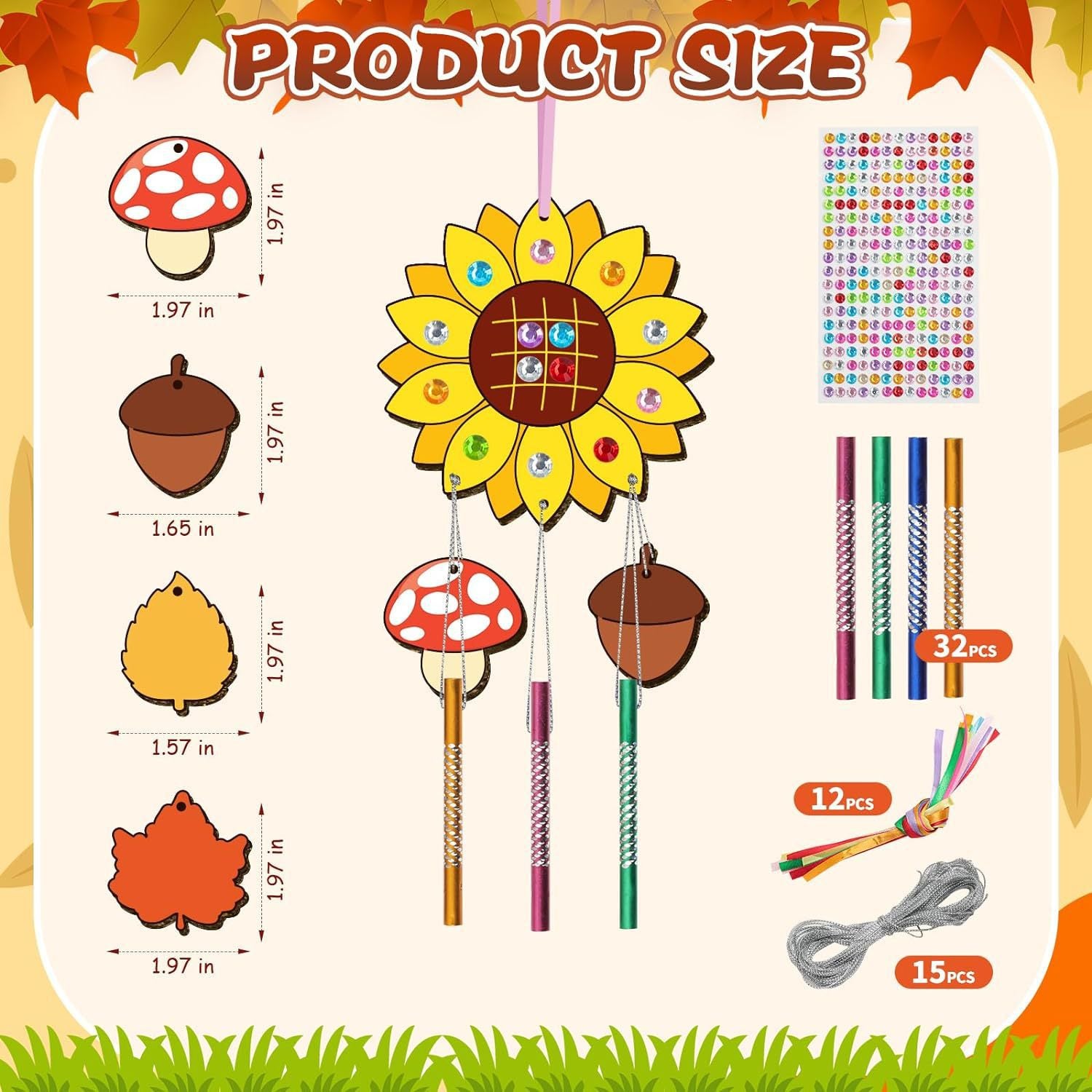 Wholesale rhandmade cat wind chime suit children material bag