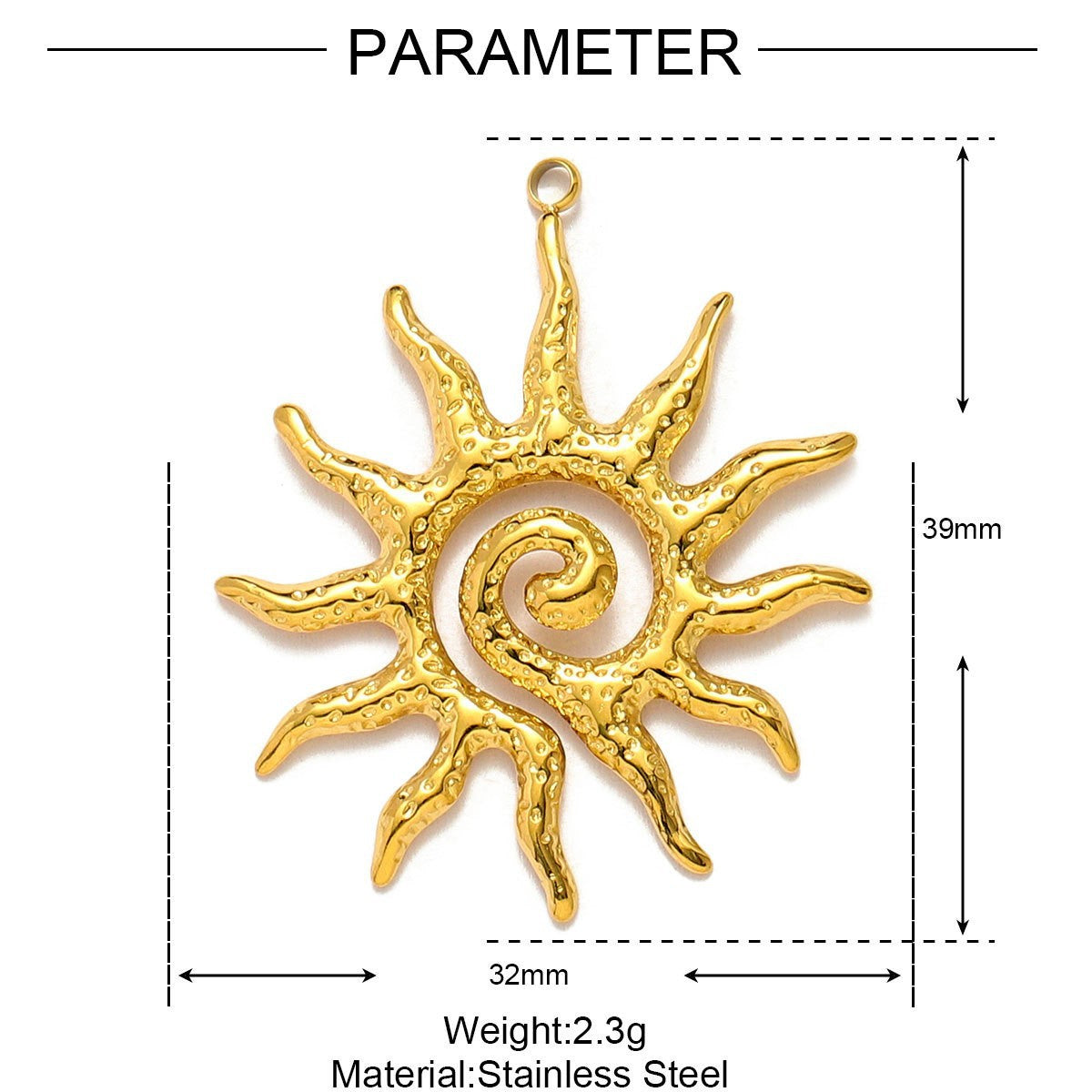 Wholesale Sunflower Necklace Hollow Gold Pendant Clavicle Chain Fashion Jewelry Accessory